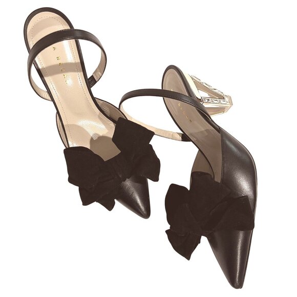 Mia Becar Alessandra Slingback 70 in Black - Picture 3 of 9